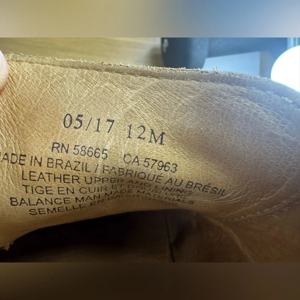 14th & Union Tan Leather Oxfords